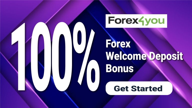 Get Incredible 100% Forex Welcome Deposit Bonus on Forex4you