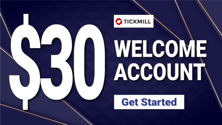 Tickmill Announced Free $30 Forex Welcome No Deposit Trading Bonus