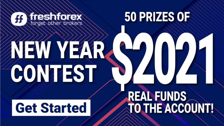 Receive $2021 Real Funds to Join New Year Contest offer on FreshForex