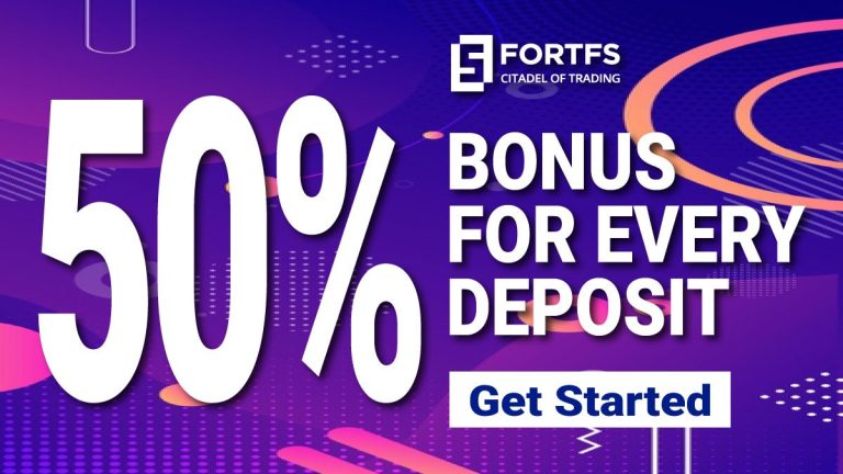 Get up to 50% Forex Welcome Deposit Bonus from FortFS