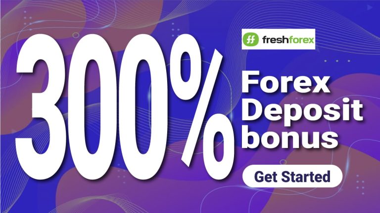 Receive a barely credible 300% Deposit Bonus  on FreshForex