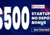 InstaForex Startup $500 No Deposit Bonus