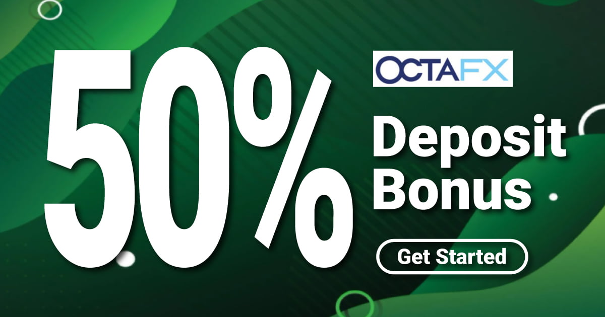 Earn 50% Deposit Bonus from OctaFX