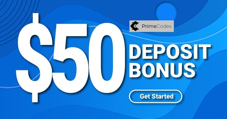 PrimeCodex Announces Exclusive $50 Welcome Deposit Bonus