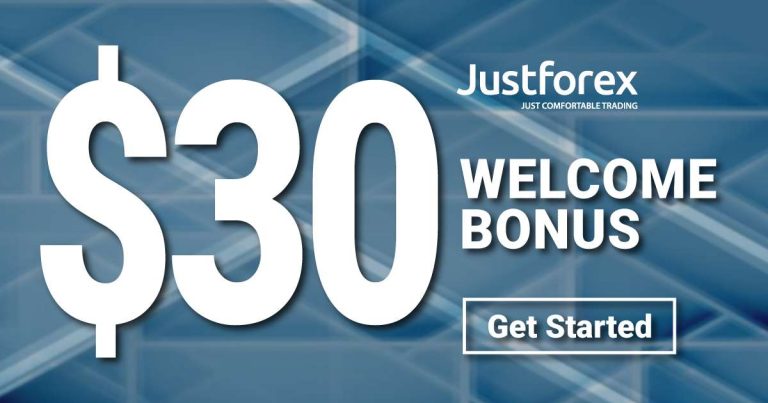 JustForex $30 Welcome Bonus For Asian Clients 2021