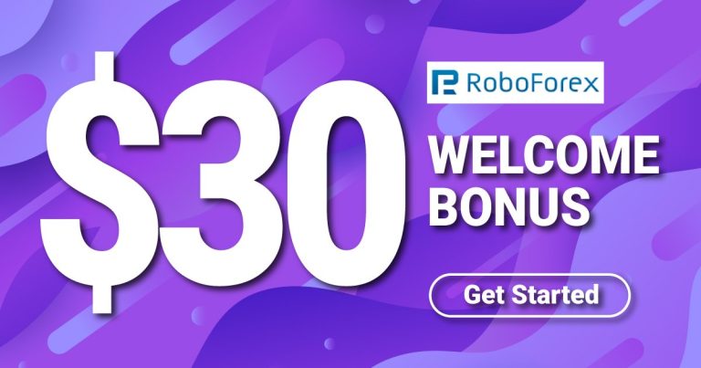 Grab RoboForex Welcome Bonus 30 USD