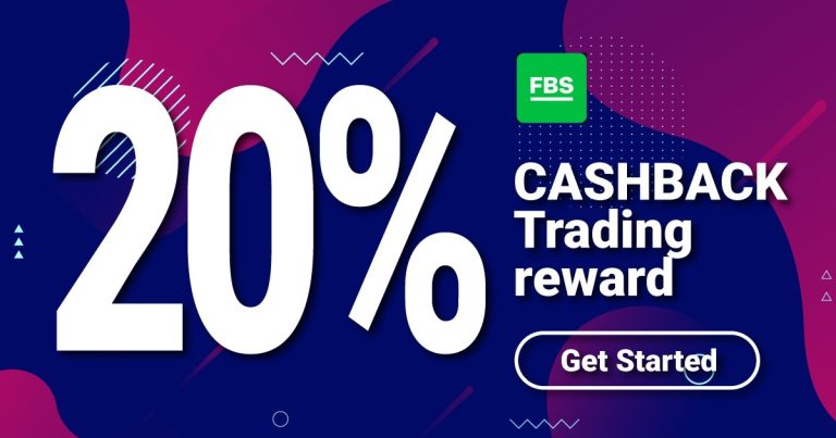 Get up to 20% of spread Cashback from FBS