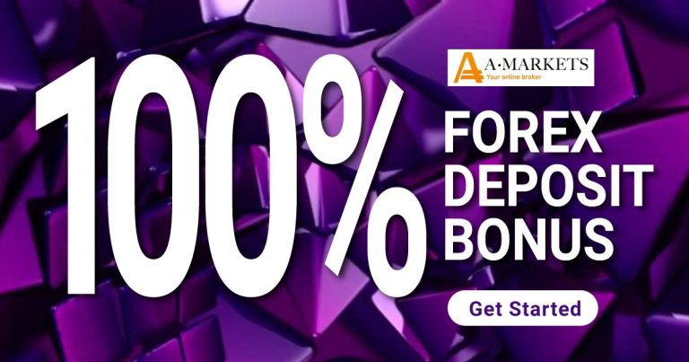 AMarkets Get 100% Deposit Bonus