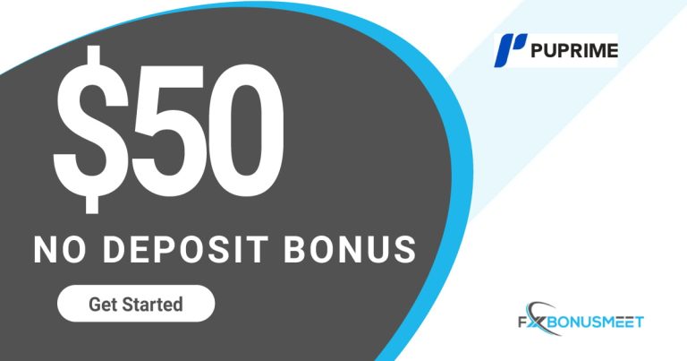 PU Prime 50 USD Forex No Deposit Trading Bonus
