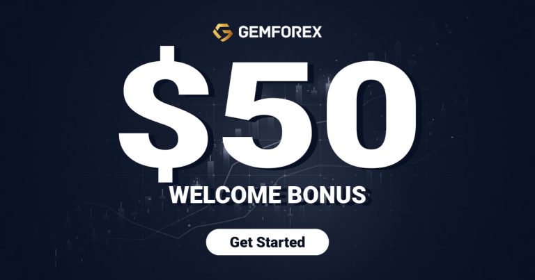 $50 No Deposit Forex Trading Bonus by GemForex
