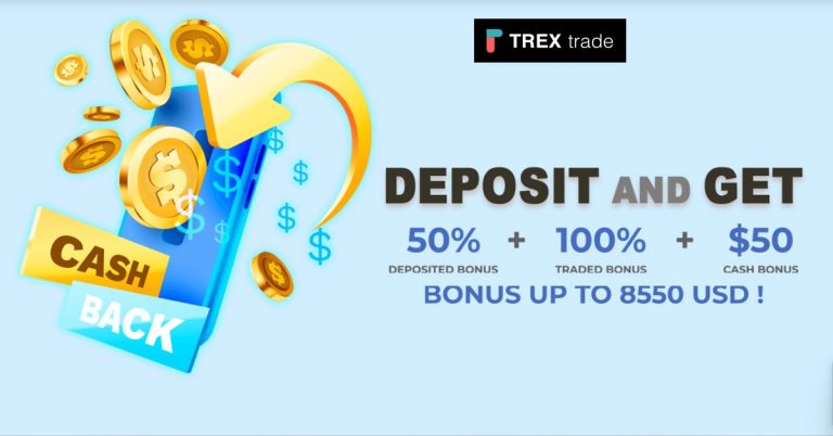 TREX $50 Forex Free Bonus and 100% Forex Welcome Bonus