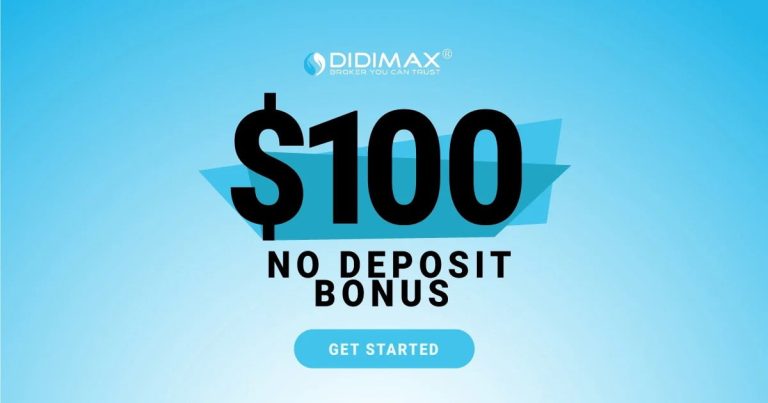 Didimax $100 Forex No Deposit Welcome Trading Bonus