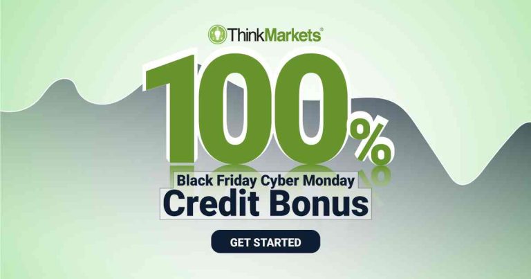 Grab the 100% Credit Bonus at ThinkMarkets on Black Friday