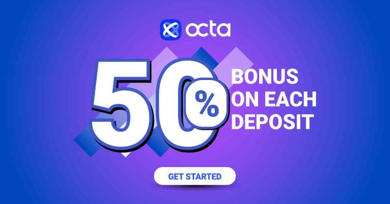 Octa Provides a 50% Withdraw-able Forex Deposit Bonus
