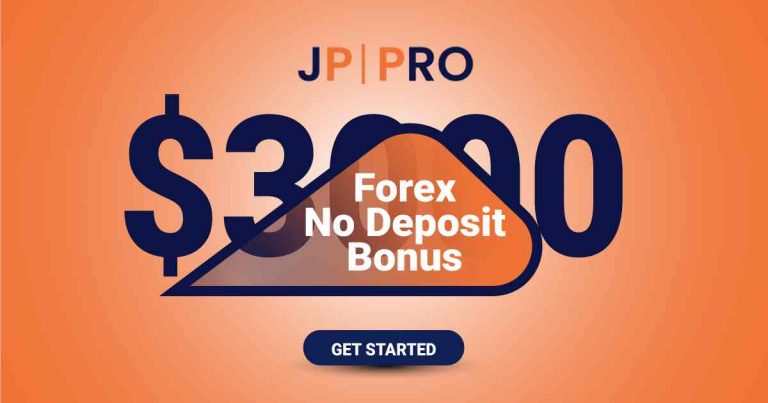Risk-free Forex No Deposit Bonus $3000 offered by JPPro