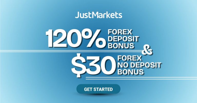 Get 120% Bonus on Your New Forex Deposit with JustMarkets