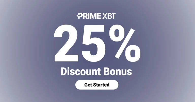 New Trading Discount Bonus of 25% Cash at PrimeXBT