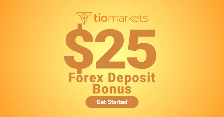 Super Trading Deposit Bonus with $25 cash at TioMarkets