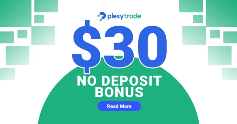 Account Opening No Deposit bonus with $30 at PlexyTrade