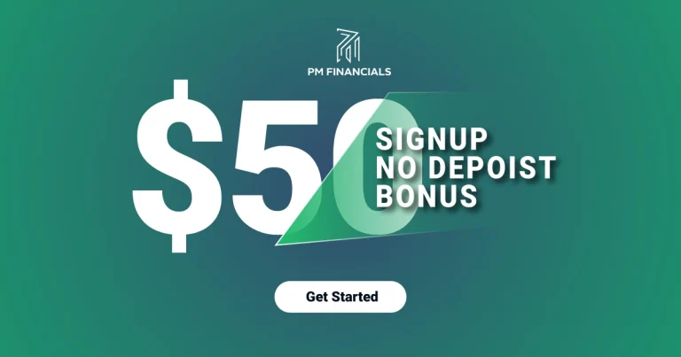 PM Financial Welcome Free Credit with $50 for Trading