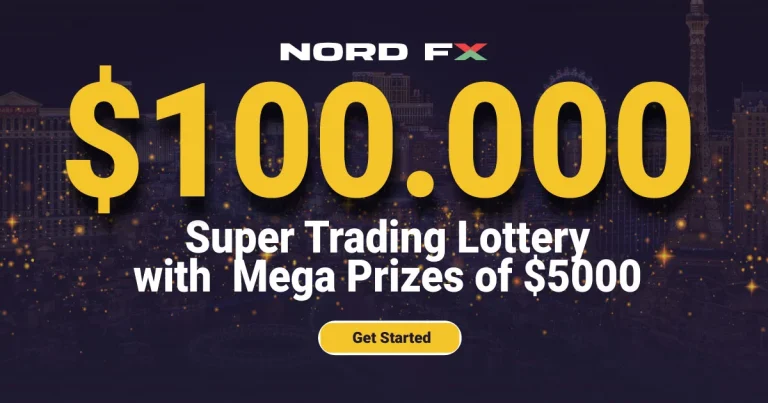 New Trading Mega Lottery of $100000 offered by NordFX