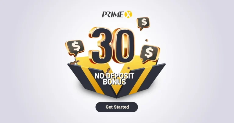 Forex Depositless Bonus with $30 Credit from PrimeX