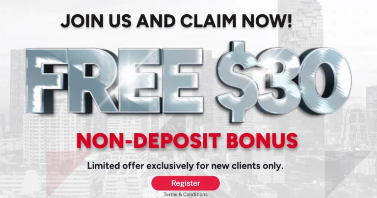 Deposit Free Welcome Bonus with $30 Cash from Vonway