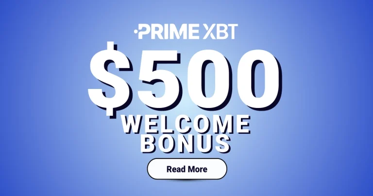 Forex Trading Secure Welcome Bonus of $500 at PrimeXBT
