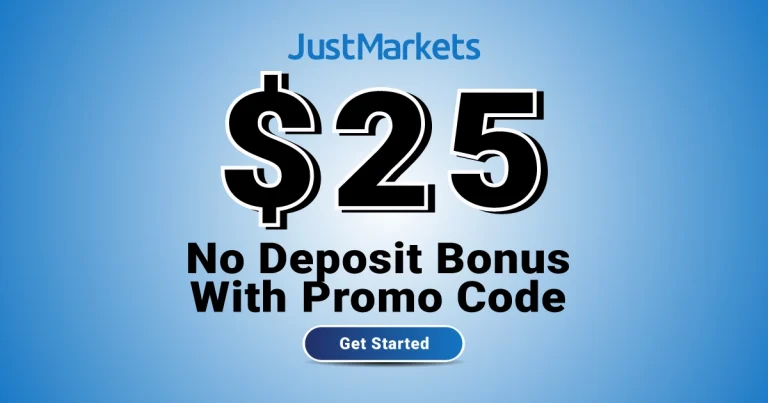 Claim Promo Code Forex $25 No Deposit Bonus JustMarkets