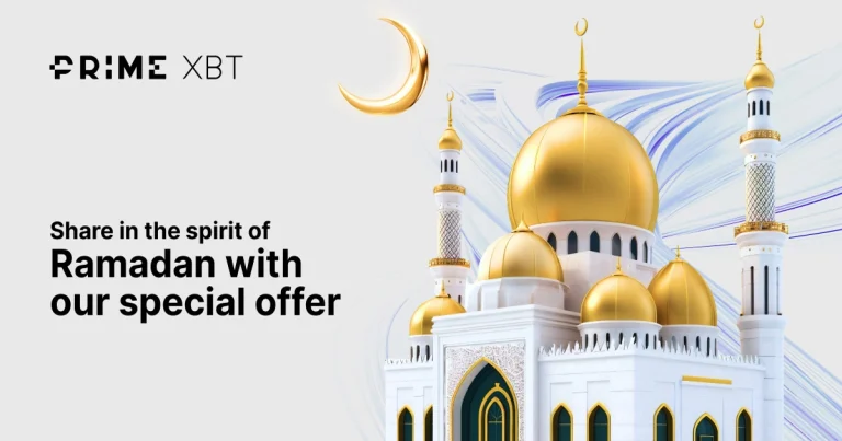 PrimeXBT Ramadan 100% Deposit Bonus Special Offer