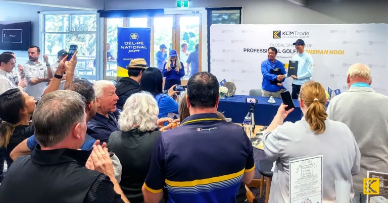 Enshan Hooi Professional Golf Debut Sponsored by KCM Trade