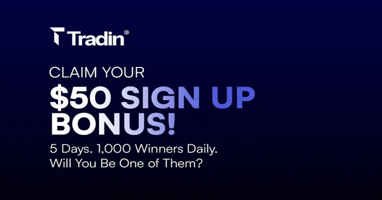 Claim the Tradin $50 Forex Free No Deposit Bonus