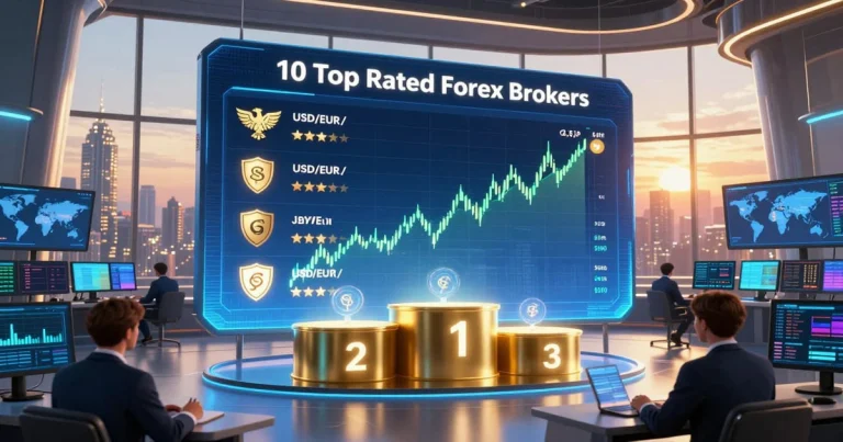 Find 10 top rated forex brokers and what they offer