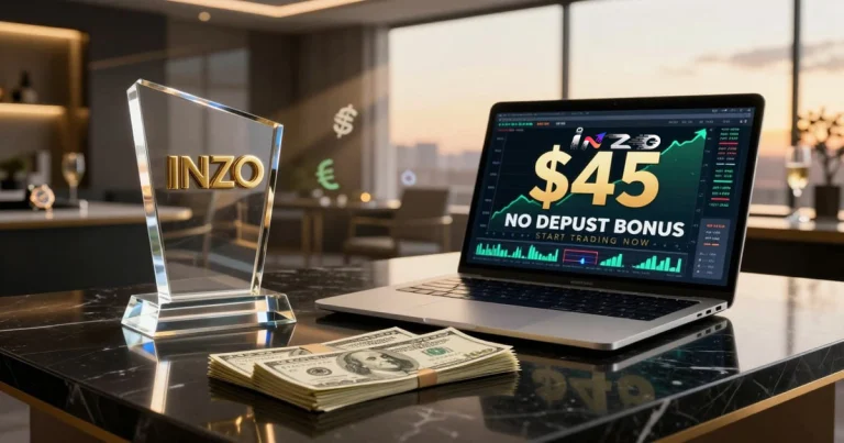 INZO $45 No Deposit Forex Bonus for new traders