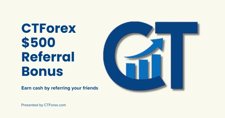 CTForex runs a $500 New Referral Bonus Program