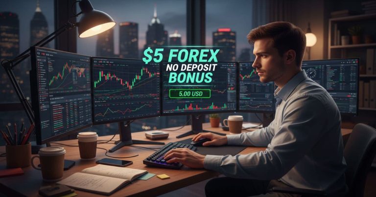 InstaForex $5 trading bonus is a promotional offer