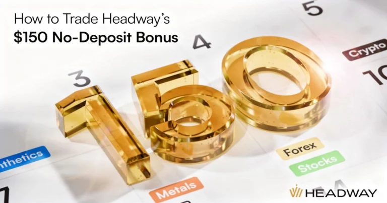 Overview of the Headway $150 no deposit bonus offer