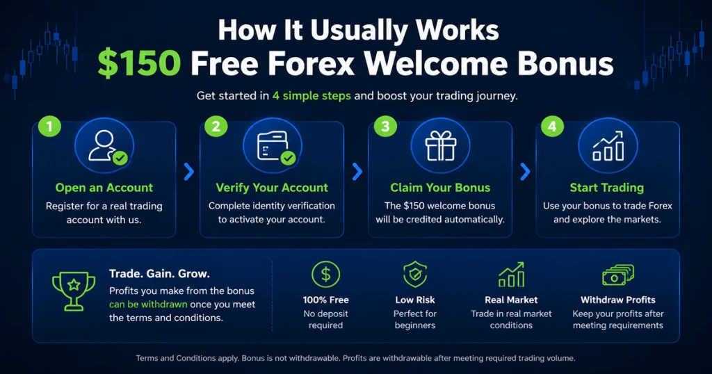 Free Forex Welcome Bonus