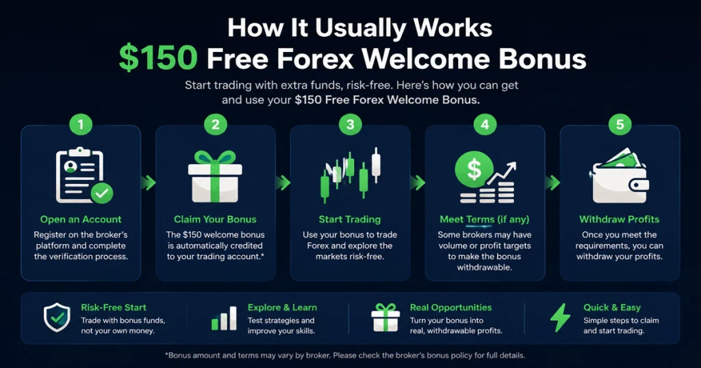 Free Forex Welcome Bonus