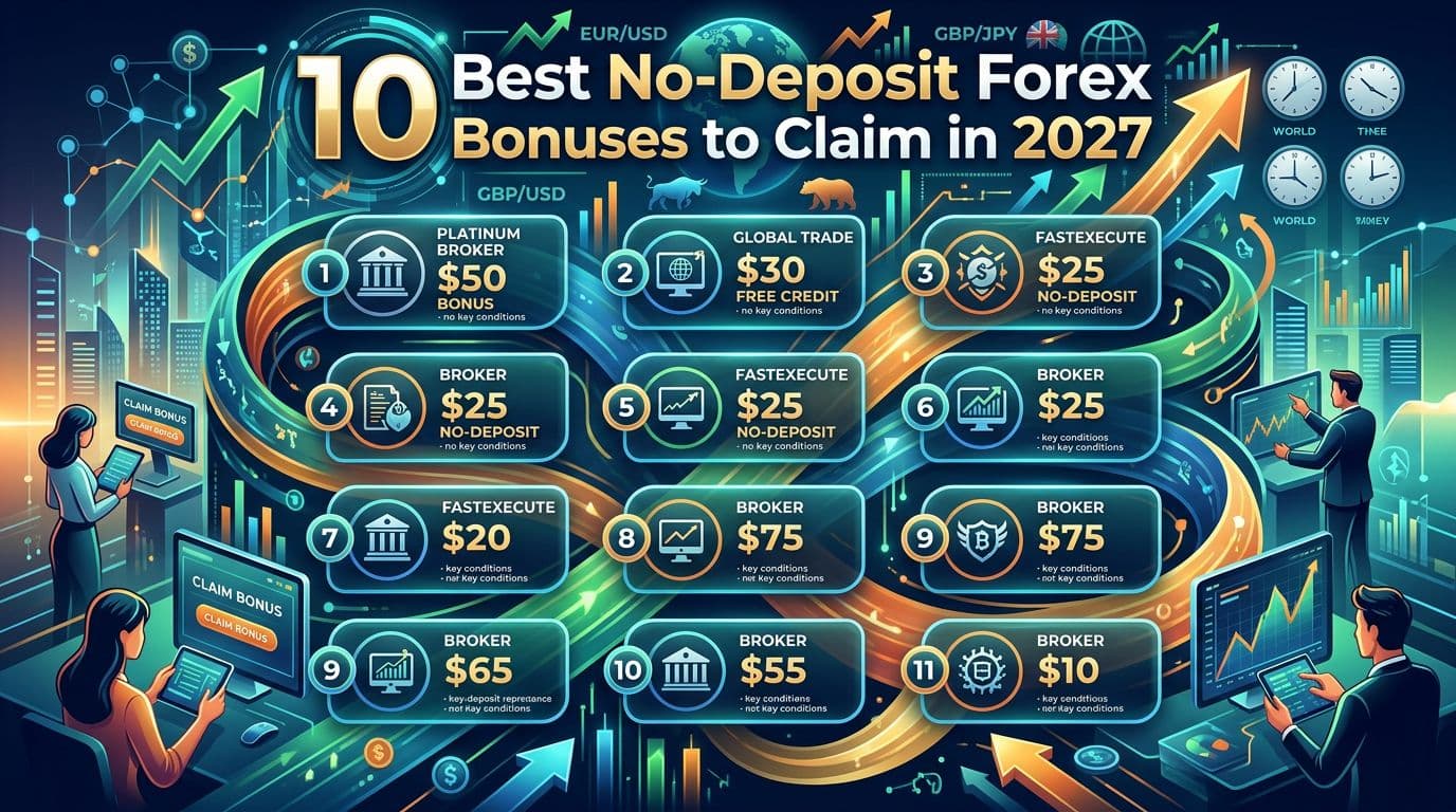 10 Best No-Deposit Forex Bonuses