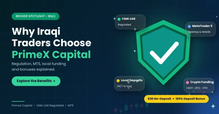 PrimeX Capital $30 No-Deposit Bonus and 100% Deposit Bonus
